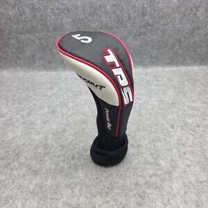 Powerbilt TPS Blackout 5 Wood Fairway Driver Golf Club Head Cover Black Red